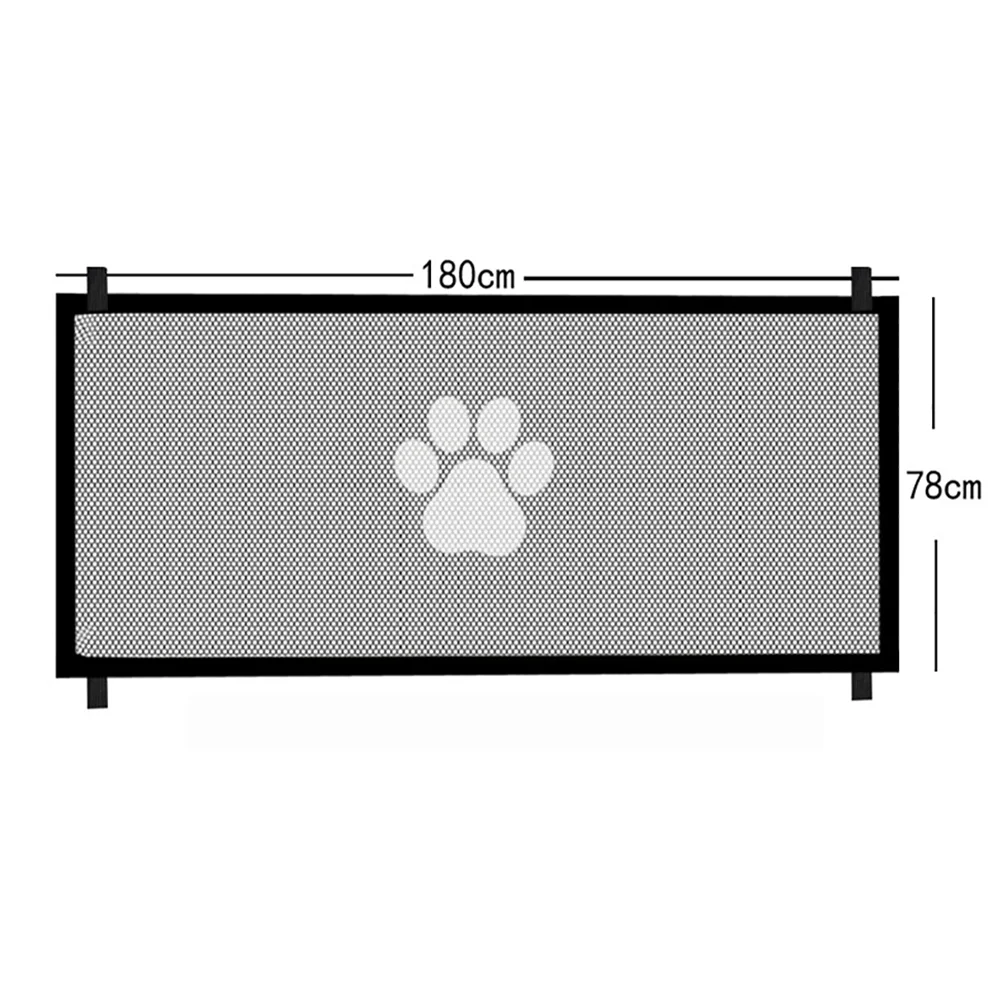 Dog Gate Mesh With 4Pcs Hook Dog Fence For Indoor and Outdoor Safe Pet Dog gate Safety Enclosure Pet supplies Dog Safety Fence - Image 7