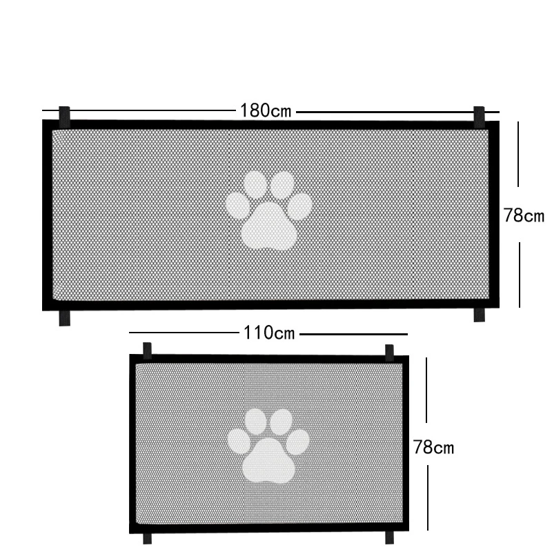 Dog Gate Mesh With 4Pcs Hook Dog Fence For Indoor and Outdoor Safe Pet Dog gate Safety Enclosure Pet supplies Dog Safety Fence - Image 5