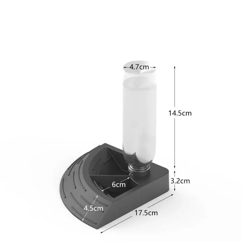2-In-1 Reptile Corner Feeder with Water Bottle for Pet Lizard, Turtle, Maned Lion and Gecko - Image 12
