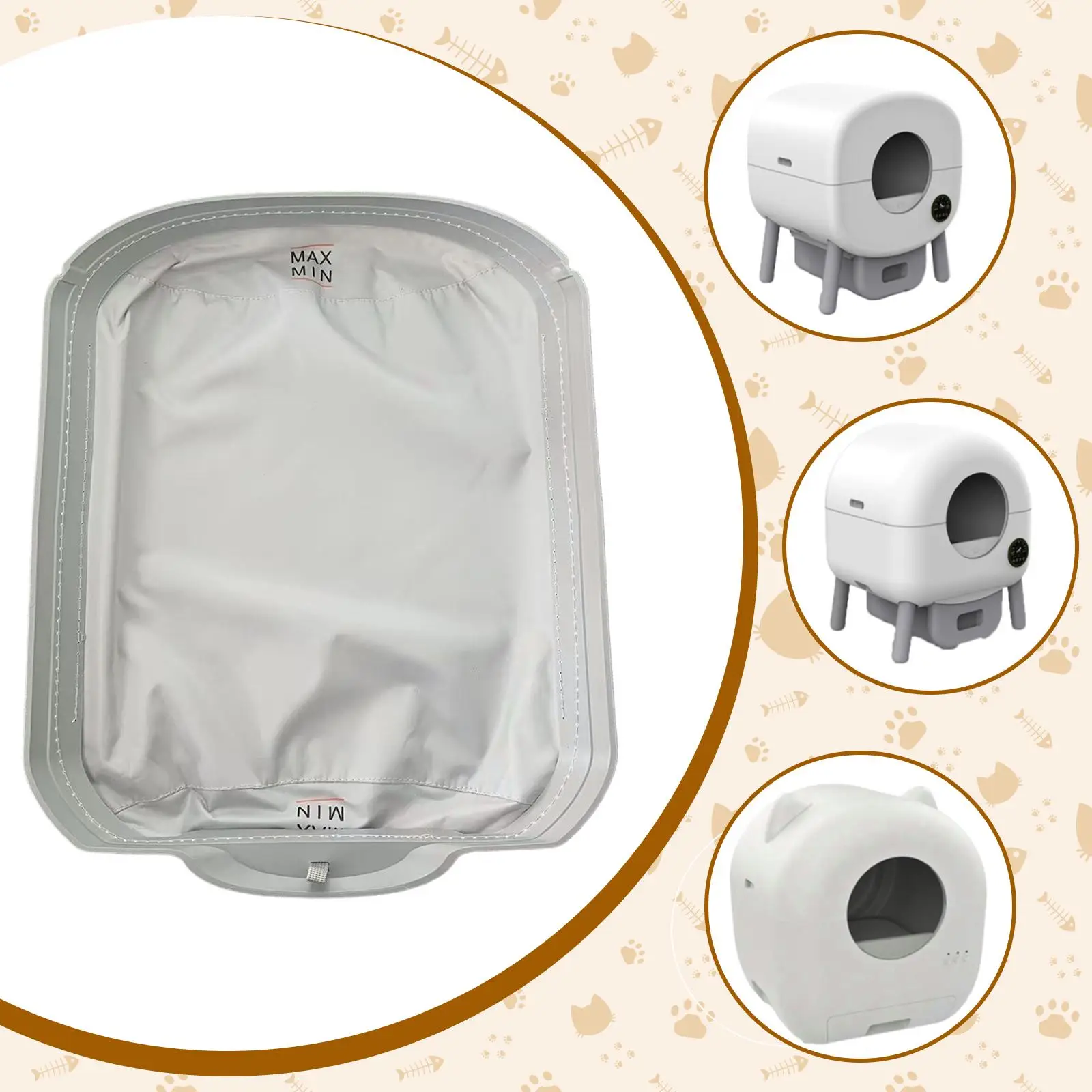 Portable Cat Litter Mat Removable Soft Tray Durable Waterproof Pad for Best Cat Litter Box and Enclosure Hidden Cat Litter Box - Image 3