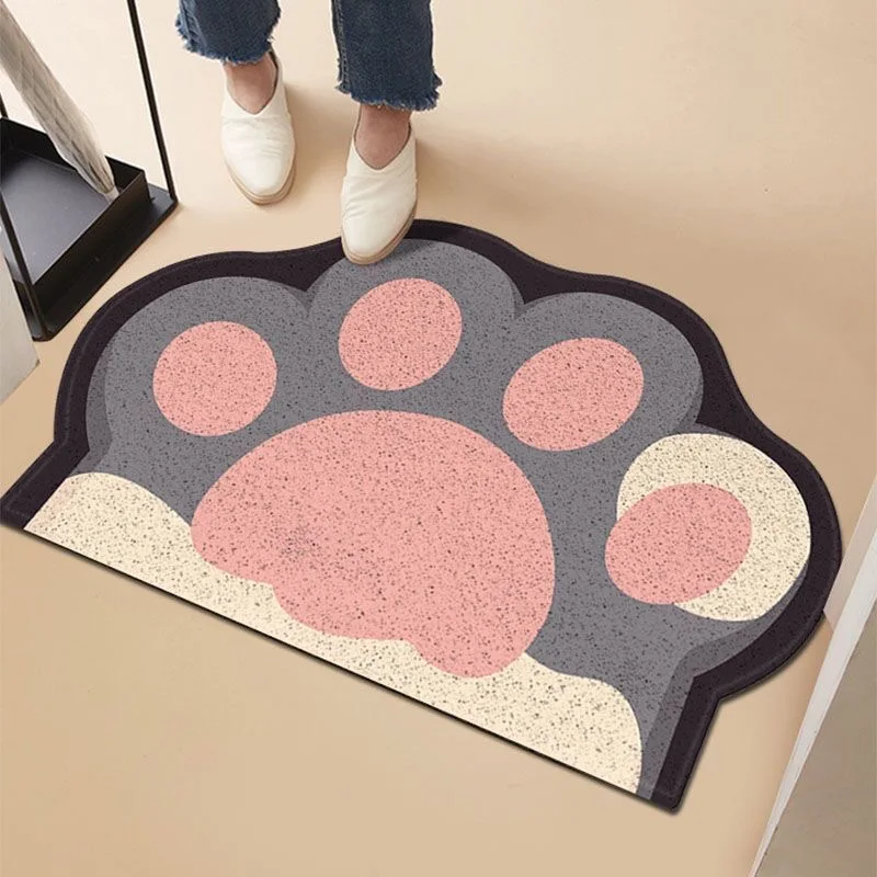 Cute Cat Litter Mat Litter Box Mat Litter Trapping Mat Soft on Kitty Paws Anti Slip Pet Accessories Door Floor mats Bathroom Mat - Image 10