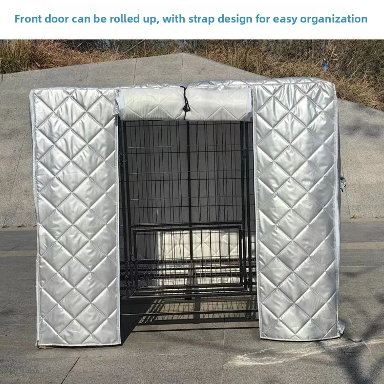 Thiened Cotton Waterproof Dog Cage Winter Outdoor elter for Stray s And Dogs Double Layer Warmth Ox Cloth Material - Image 4