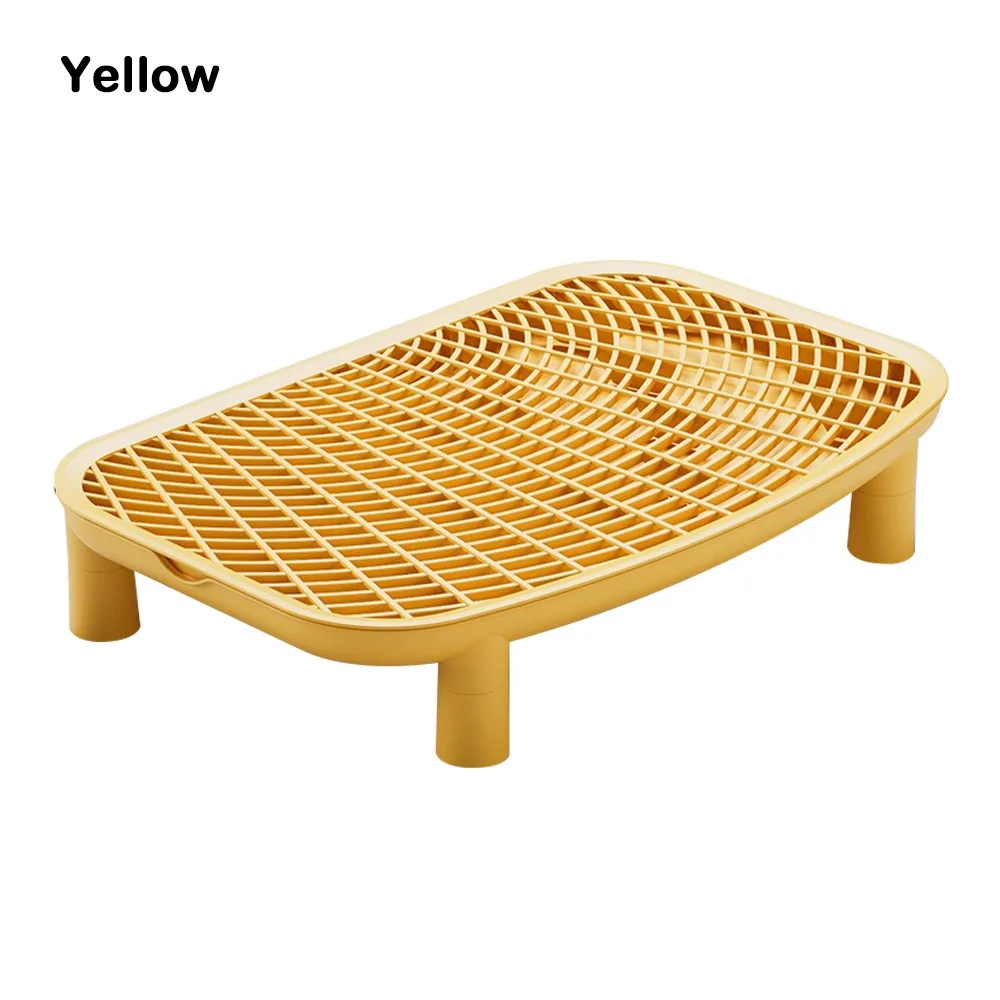 Plastic Pet Cat Litter Mat Anti-carrying Heightened Cat Litter Trapping Mat Multi-color Double-layer Cat Litter Pad Pet Falling - Image 8