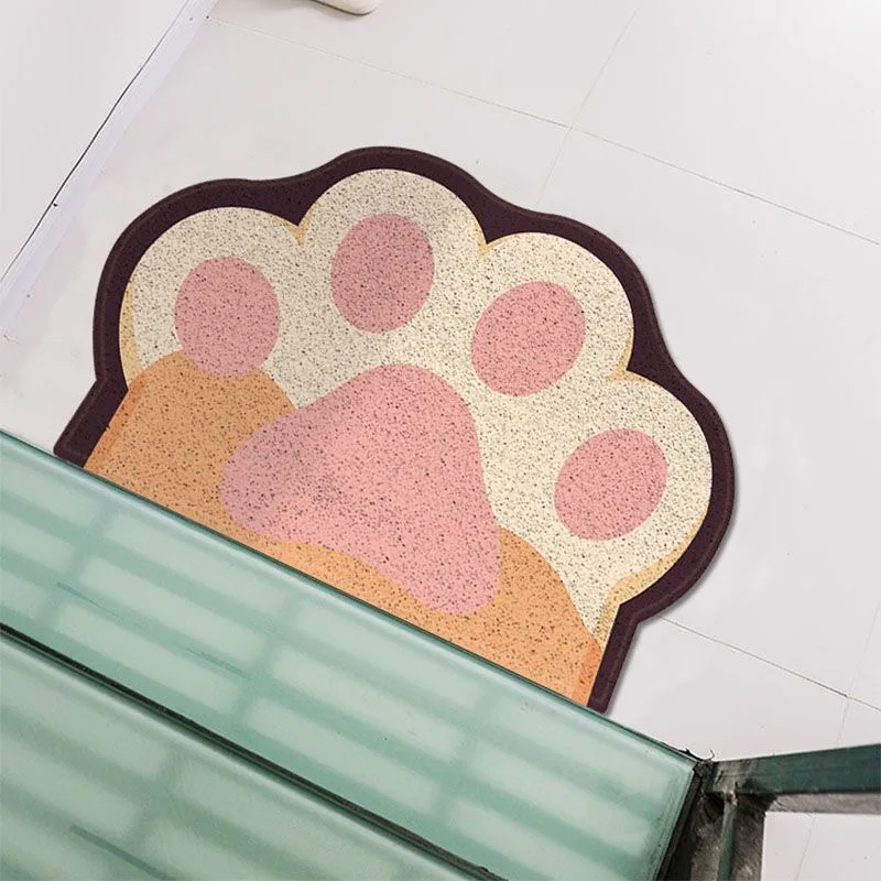Cute Cat Litter Mat Litter Box Mat Litter Trapping Mat Soft on Kitty Paws Anti Slip Pet Accessories Door Floor mats Bathroom Mat - Image 9