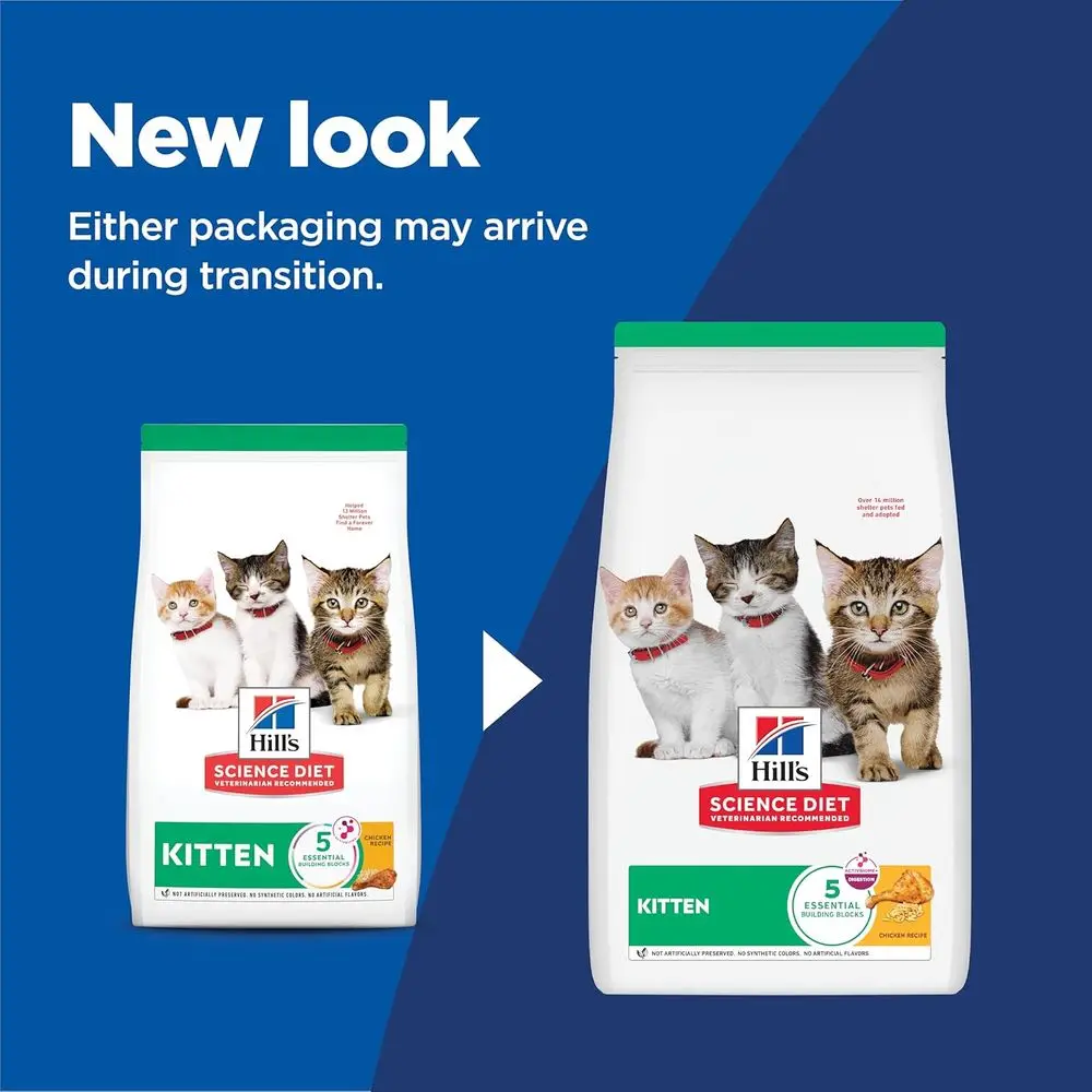 Premium Kitten Dry Food, 7 lbs Chicken Flavored Nutrition - Image 2