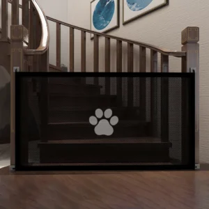 Dog Gate Mesh With 4Pcs Hook Dog Fence For Indoor and Outdoor Safe Pet Dog gate Safety Enclosure Pet supplies Dog Safety Fence