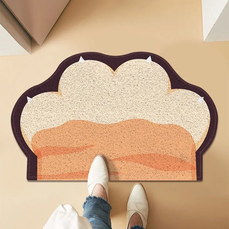 Cute Cat Litter Mat Litter Box Mat Litter Trapping Mat Soft on Kitty Paws Anti Slip Pet Accessories Door Floor mats Bathroom Mat - Image 7