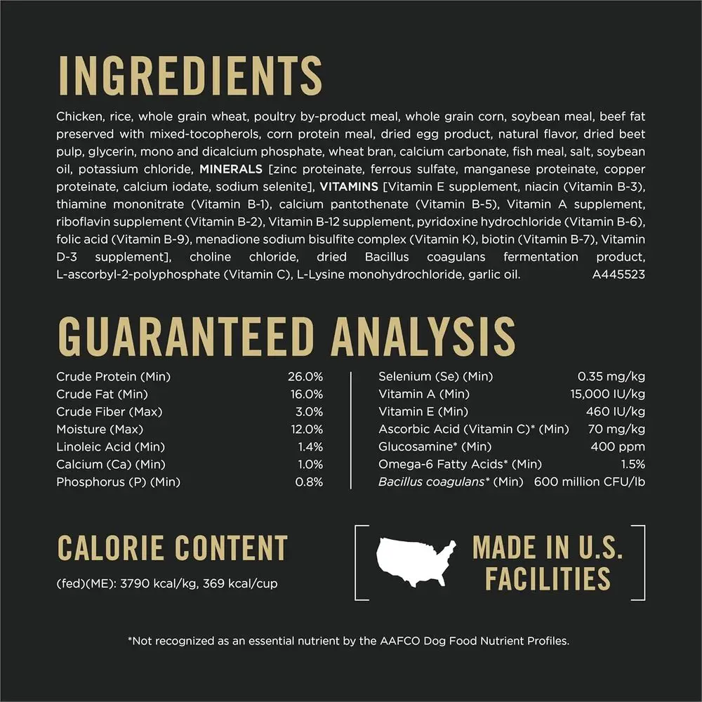 Probiotic Chicken & Rice Dog Food - 35 lbs. Essential Blend Dry Formula - Image 4