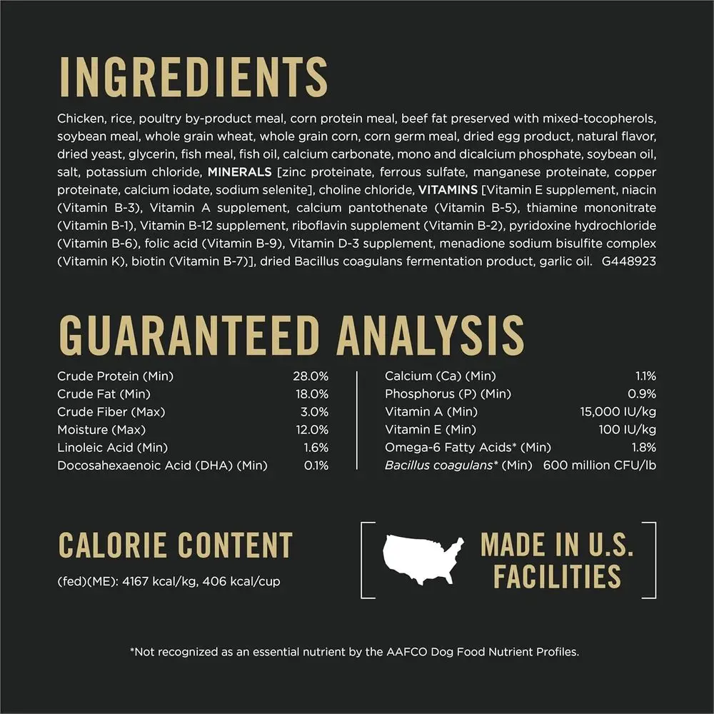 Chicken & Rice High Protein Puppy Food, 34 lbs. Shredded Blend - Image 4