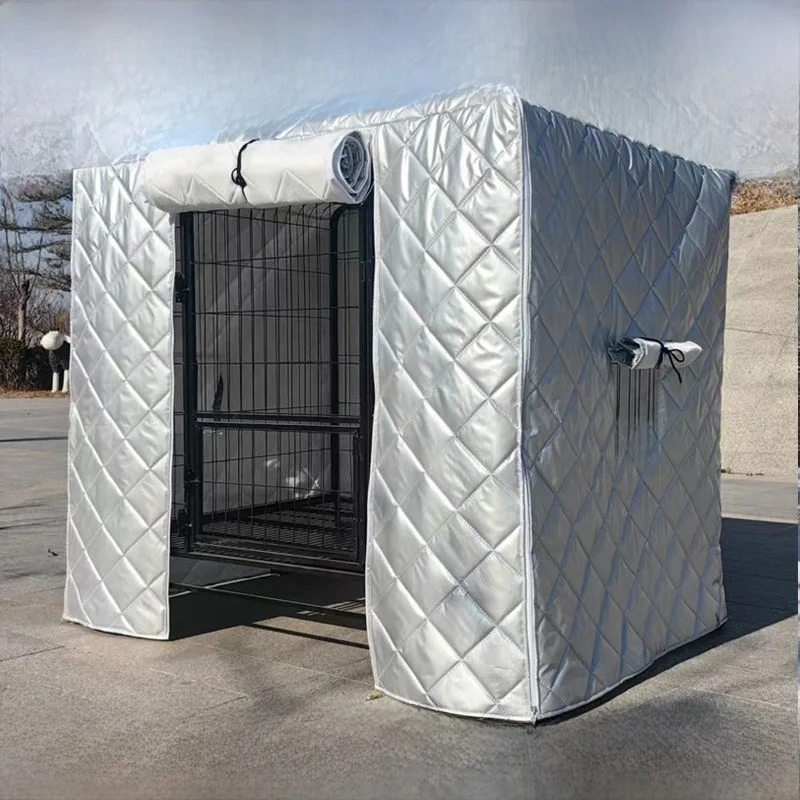 Thiened Cotton Waterproof Dog Cage Winter Outdoor elter for Stray s And Dogs Double Layer Warmth Ox Cloth Material - Image 6