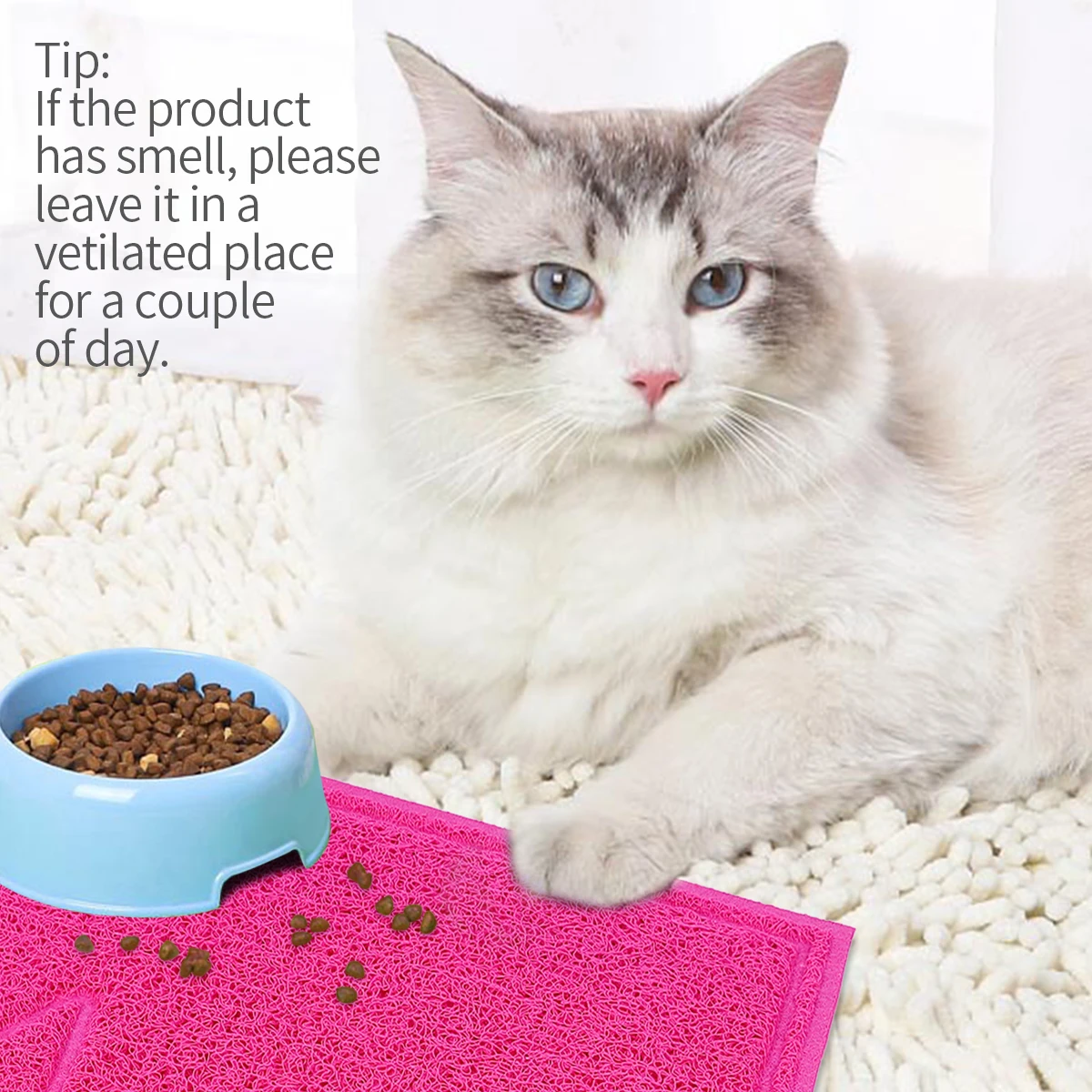 A pet mat cat litter mat cat foot rubbing mat pet placemat cat toilet mat cute multifunctional cat litter mat - Image 3