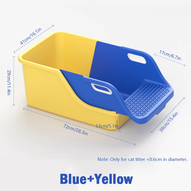 Cat Supplies Toilet Cat Litter Box Semi-closed Extra Large Size To Prevent Splashing Outside Automatic Litter Box - Image 7