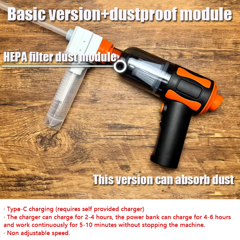 Ant Farm Collection Tool Ants Vacuum Cleaner Rechargeable Ant Nest Trash Cleaning Tool Wild Collecting Ants Queen Accessories - Image 8