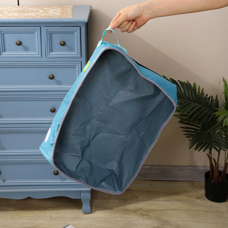 Semi Enclosed Cat Litter Box, Foldable, Portable, Waterproof, Oxford Cloth, Open Cat Toilet Cat Litter Box Pet Supplies & Pet - Image 6