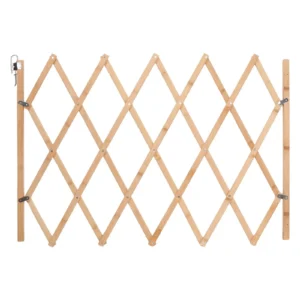 Expansion Walk Gate Divider Puppy Folding Fence Expandable Accordion Dog Gate for House Doorway Stairways Outdoor