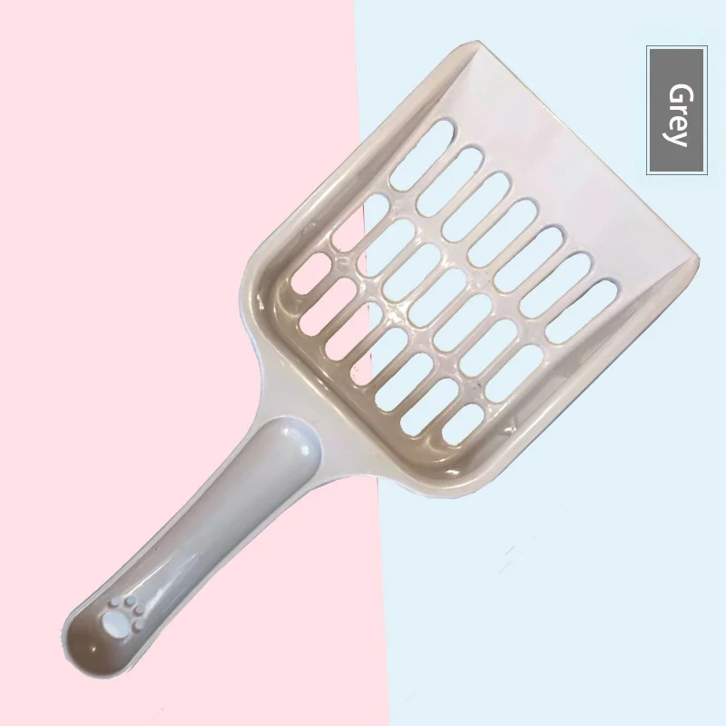Pet Cat Excrement Cleaning Litter Basin Shovel Supplies Available In Multiple Colors Tofu Mesh Hollowed Out - Image 5