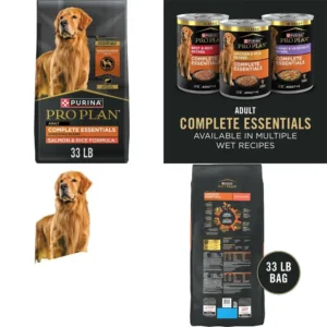 Probiotic-Enriched Salmon & Rice Dog Food, 33 lbs. Dry Blend