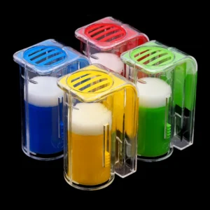 1Pcs Plastic Queen Bee Marker Bottle Bee Catcher Marking Cage Handed Marking Bottle With Sponge Plunger Beekeeping Tools