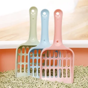 Pet Cat Excrement Cleaning Litter Basin Shovel Supplies Available In Multiple Colors Tofu Mesh Hollowed Out