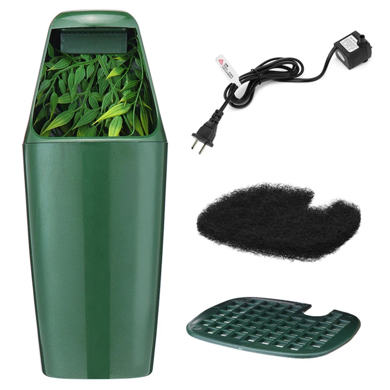 11X27cm Reptile Automatic Water Drinking Filter Drinking Water Fountain Lizard Chameleon Amphibian Terrarium Feeding Drinkers - Image 6
