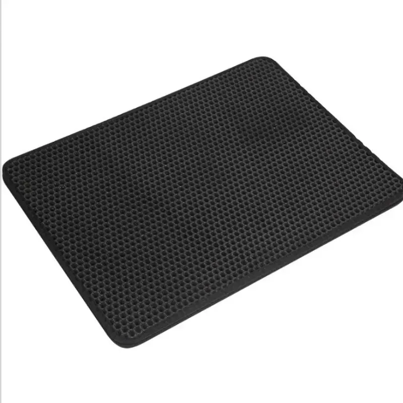 Cat Litter Mat EVA Double Layer Cat Litter Mat Cat Litter Basin Sand Falling Mat Eva Cat Litter Mat Cat Nest Mat Pet Mat - Image 9