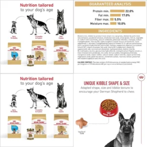 German Shepherd Adult Nutrition: 30 lb Dry Dog Food for Health