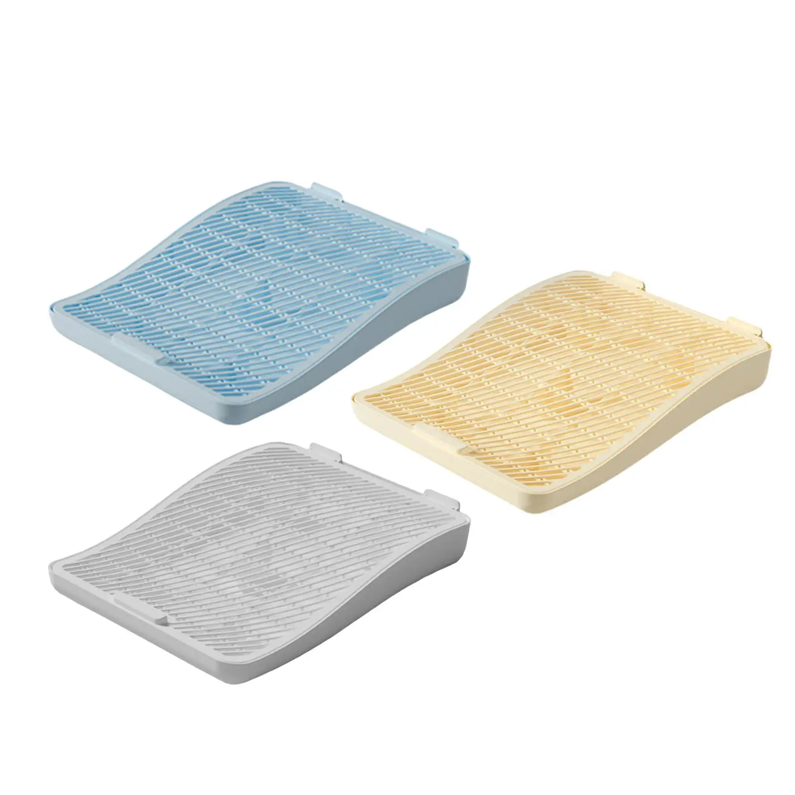 Cat Litter Trapping Mat Easy to Clean Lightweight Sturdy Double Layer Litter Catcher Pad for Pet Supply Kitten - Image 3
