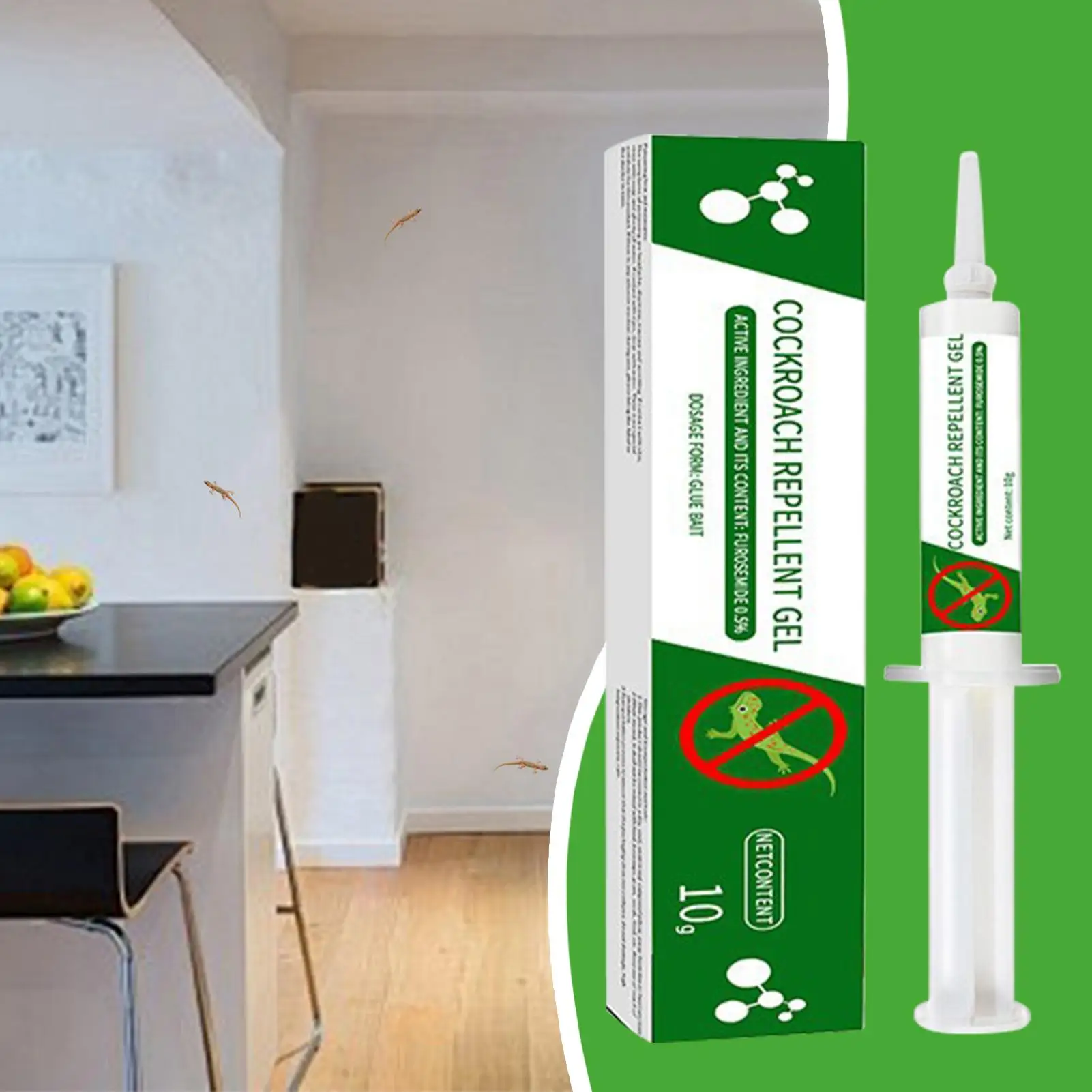 1pcs Reptile Prevention Gel Gecko Repeller Outdoor Natural Lizard Repellents Lizard Pests Remover Repel Gecko Bait Gel For Home - Image 2