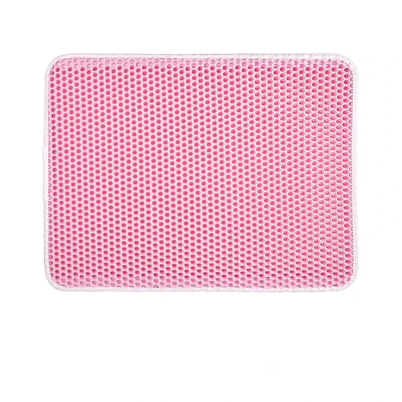 Cat Litter Mat Non Slip Big Pet Litter Box Filter Mat Double Layer Wear Resistant Waterproof Cat Litter Mat Pet Clean Supplies - Image 7