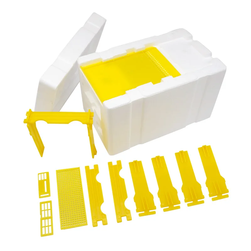 1Pc Beehive Beekeeping Box Foam Bee Breeding Box Queen King Bee Hives Boxes Pollination Bee House Beekeeping Case Equipment - Image 2