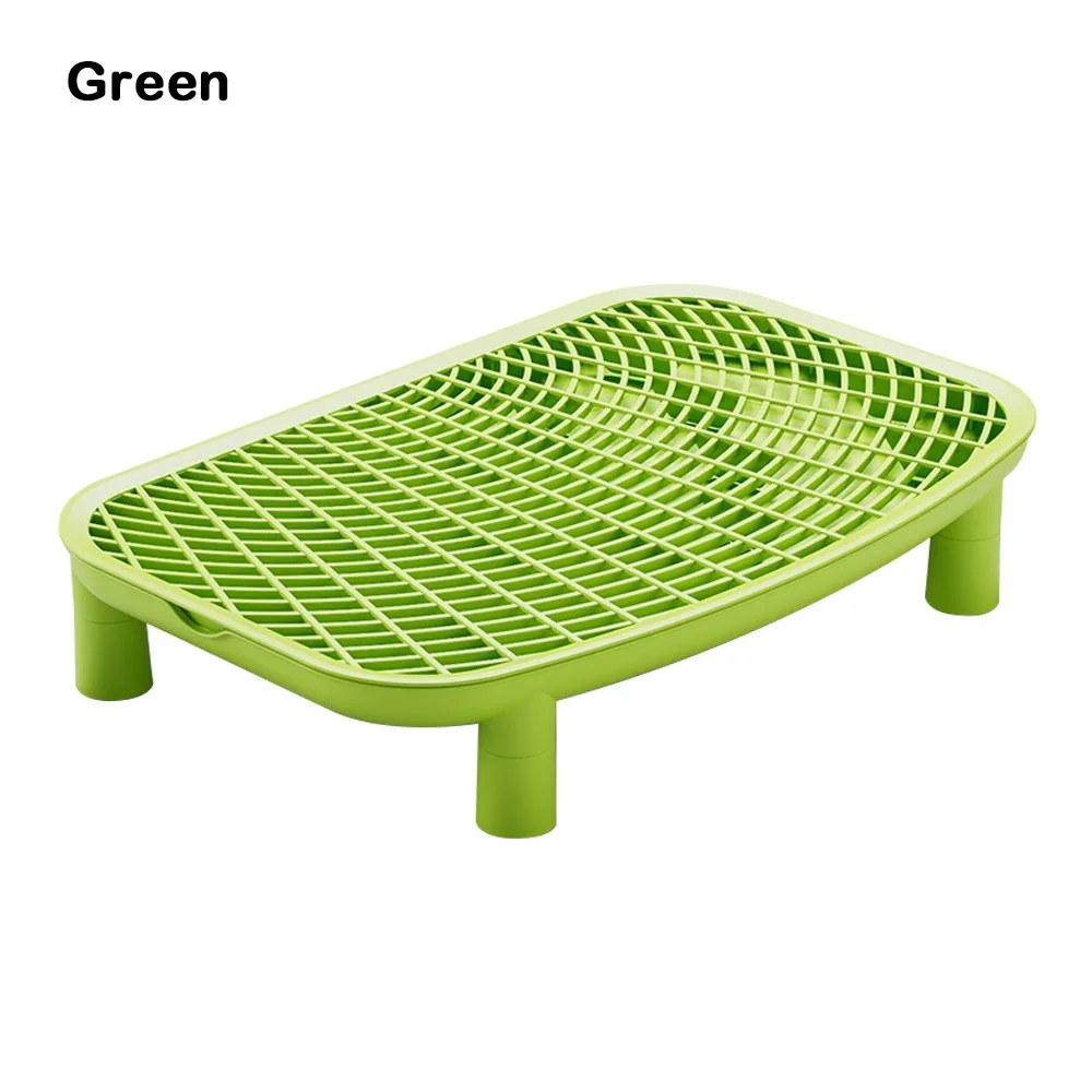 Plastic Pet Cat Litter Mat Anti-carrying Heightened Cat Litter Trapping Mat Multi-color Double-layer Cat Litter Pad Pet Falling - Image 9