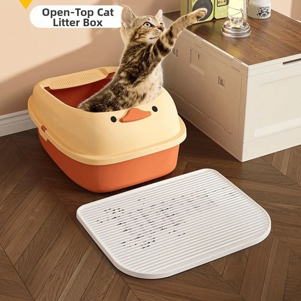 Durable Super Hard Cat Litter Mat Waterproof Non Slip Litter Catcher Splash-Proof Washable Litter Trapper Pad Pet Litter Box - Image 4