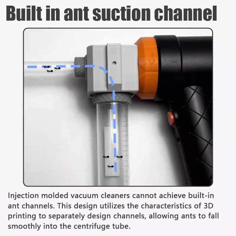 Ant Farm Collection Tool Ants Vacuum Cleaner Rechargeable Ant Nest Trash Cleaning Tool Wild Collecting Ants Queen Accessories - Image 3