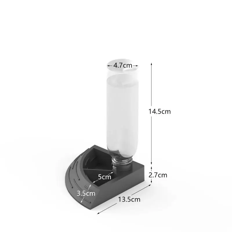 2-In-1 Reptile Corner Feeder with Water Bottle for Pet Lizard, Turtle, Maned Lion and Gecko - Image 15