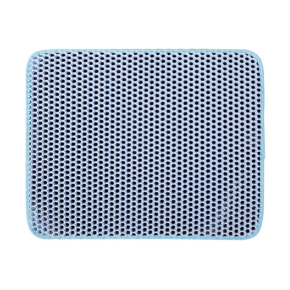 Cat Litter Mat Non Slip Big Pet Litter Box Filter Mat Double Layer Wear Resistant Waterproof Cat Litter Mat Pet Clean Supplies - Image 9