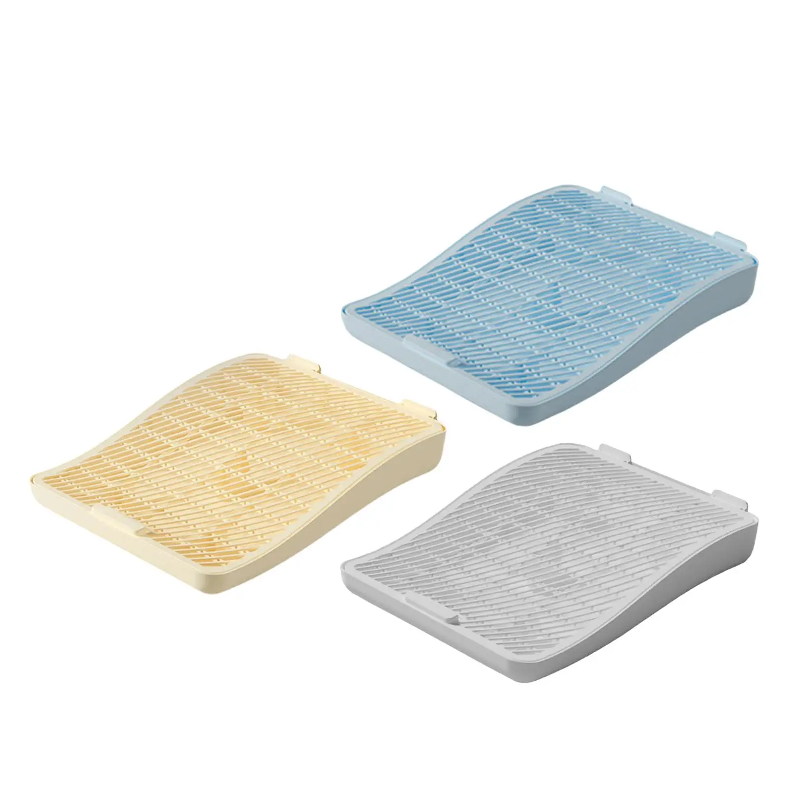 Cat Litter Trapping Mat Easy to Clean Lightweight Sturdy Double Layer Litter Catcher Pad for Pet Supply Kitten - Image 2