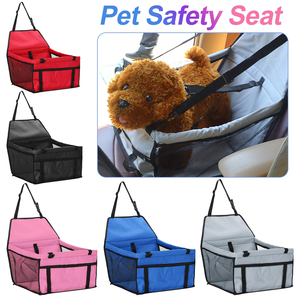 Folding Pet Dog Carrier Pad Waterproof Dog Seat Bag Basket Safe Carry House Cat Puppy Bag Dog Car Seat Pet Products