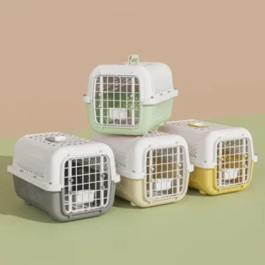 Kennel Portable Cat Cage Pet Carrier Outdoor Transport Pet Box Dog Aviation Boxes With Handle For Cats Dogs Bolsas Para Mascota