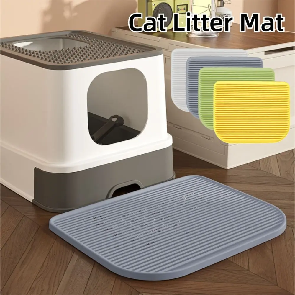 Durable Super Hard Cat Litter Mat Waterproof Splash-Proof Litter Catcher Non Slip Scratch-proof Litter Trapper Pad Pet Grooming - Image 3