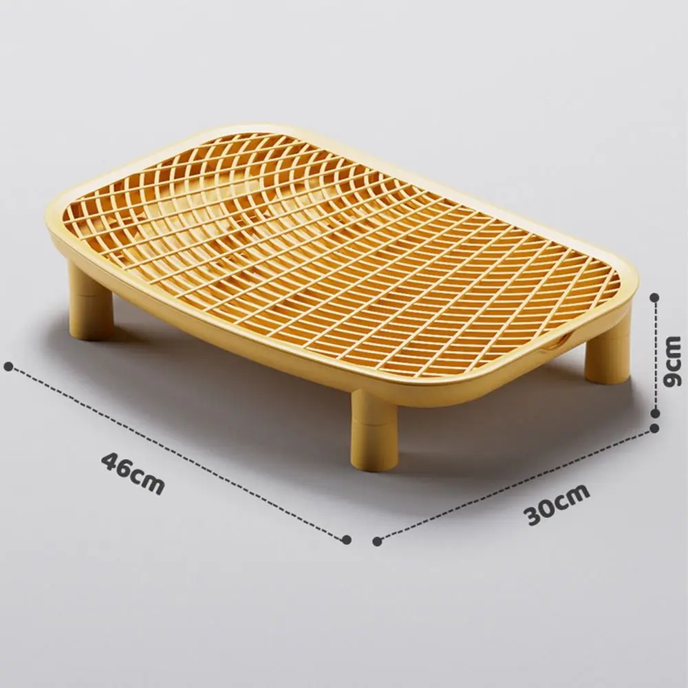 Plastic Pet Cat Litter Mat Anti-carrying Heightened Cat Litter Trapping Mat Multi-color Double-layer Cat Litter Pad Pet Falling - Image 6