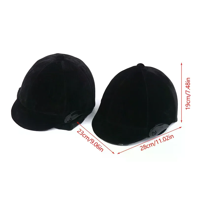 Horse Riding Helmet Professional Unisex Classic Horse Riding Cap Protective Gear Outdoor Adjustable Sports Equestrian Hat Cap - Image 5