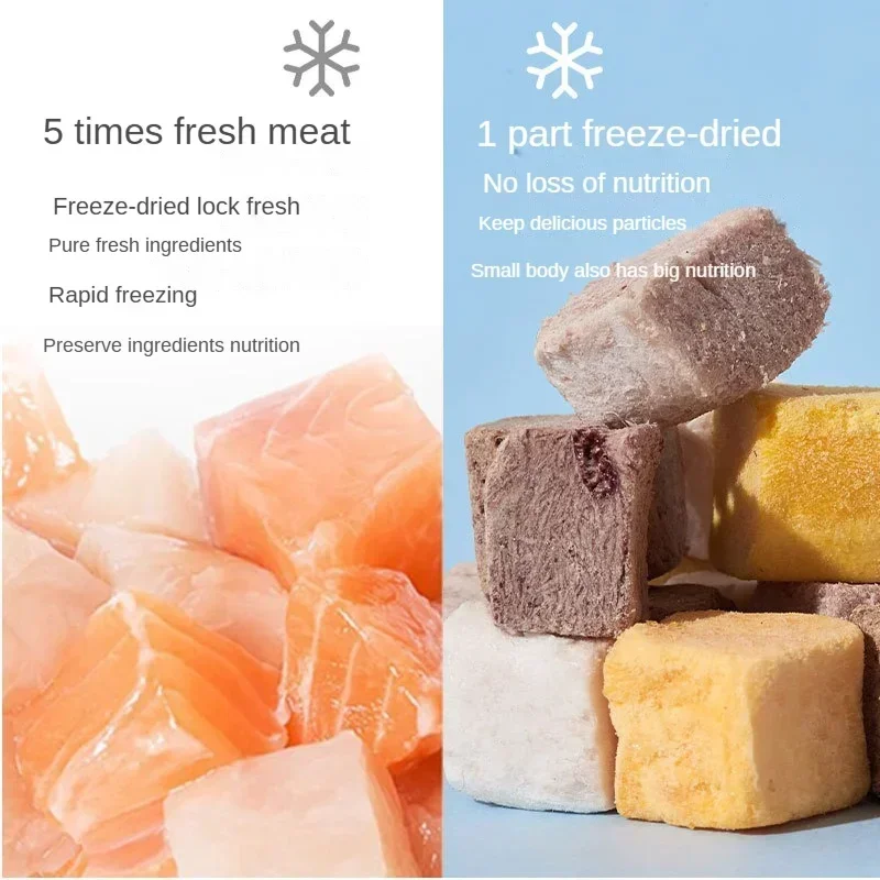 Pet Snacks canned freeze-dried chicken duck beef three texts cod quail eggs yellow eggs cats and dogs freeze-dried - Image 3