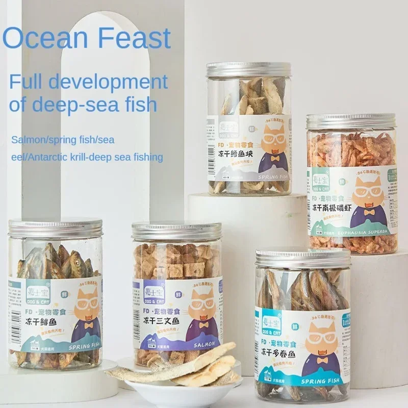 Pet Snacks canned freeze-dried chicken duck beef three texts cod quail eggs yellow eggs cats and dogs freeze-dried - Image 5