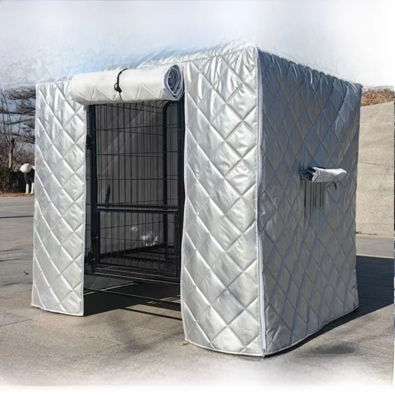 Thiened Cotton Waterproof Dog Cage Winter Outdoor elter for Stray s And Dogs Double Layer Warmth Ox Cloth Material - Image 2