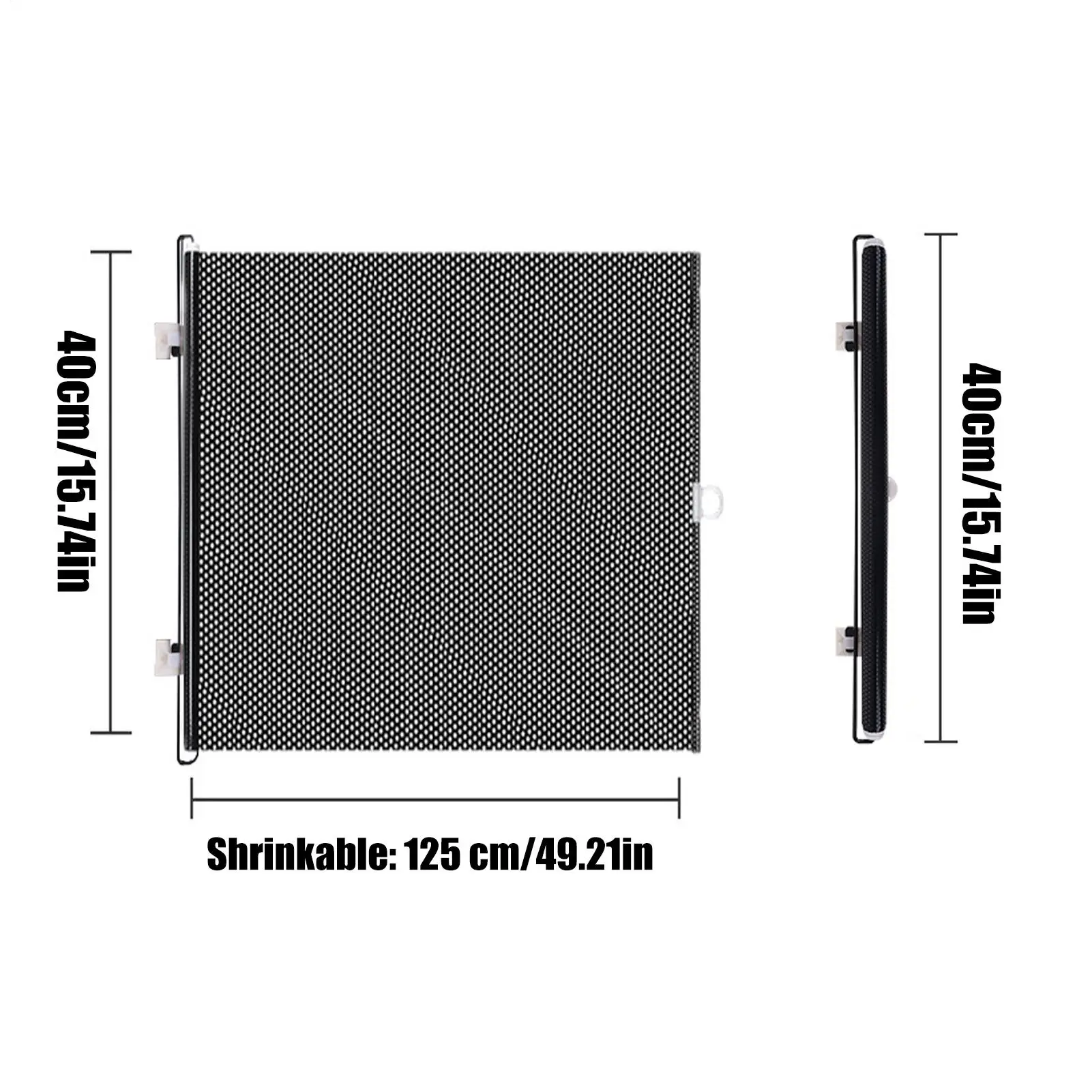 Retractable Gates for Dogs Retractable Baby Gates for Stairs 40x125cm Portable Animal Fence Cat Barriers Pet Supplies for Indoor - Image 6