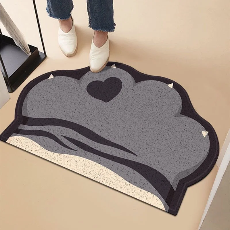 Cute Cat Litter Mat Litter Box Mat Litter Trapping Mat Soft on Kitty Paws Anti Slip Pet Accessories Door Floor mats Bathroom Mat - Image 8