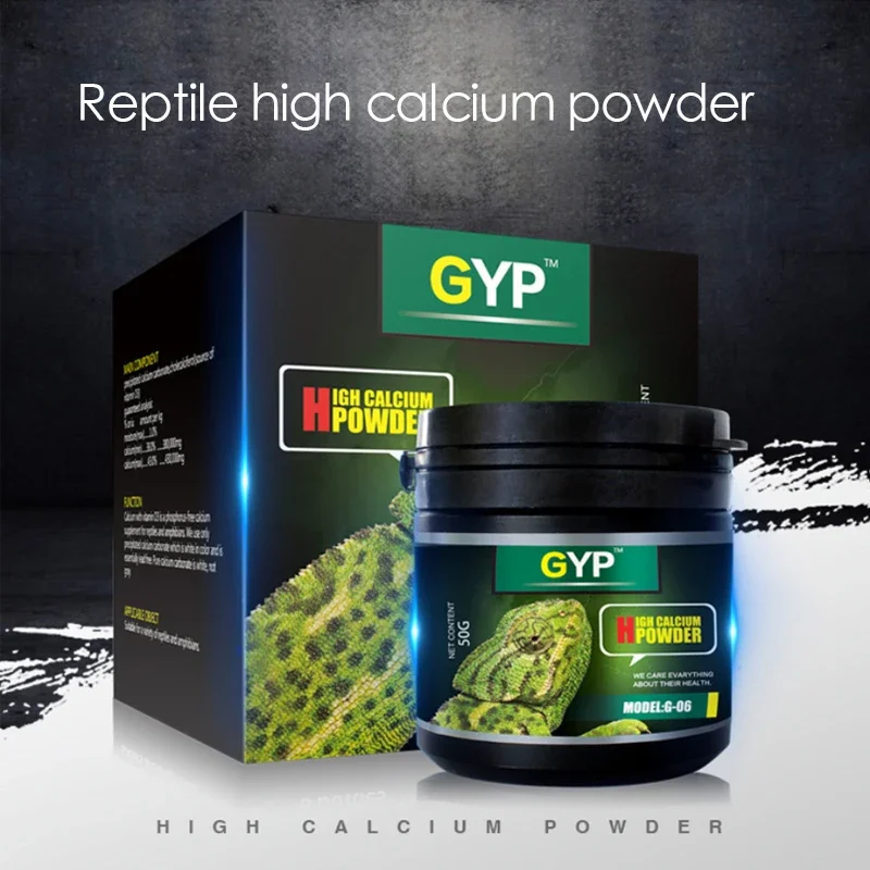 Climbing pet reptile high calcium powder land lizard turtle chameleon horned frog gecko snake supplement calcium iguana - Image 2