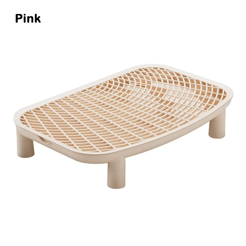 Plastic Pet Cat Litter Mat Anti-carrying Heightened Cat Litter Trapping Mat Multi-color Double-layer Cat Litter Pad Pet Falling - Image 10