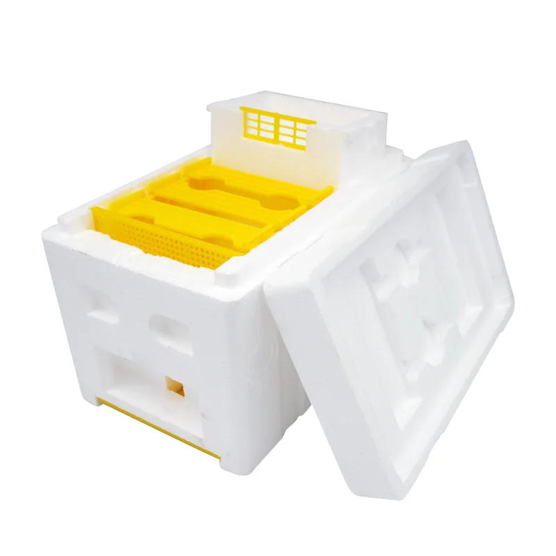 1Pc Beehive Beekeeping Box Foam Bee Breeding Box Queen King Bee Hives Boxes Pollination Bee House Beekeeping Case Equipment