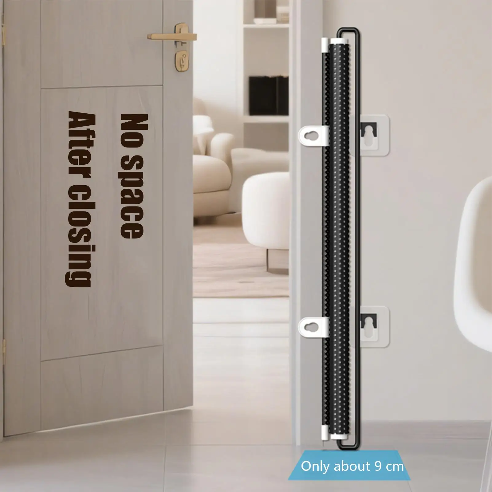 Retractable Pet Gate Dog Retractable Gate No-Drill Childproof Net Fence Cat Baffle for Indoor Staircase Patio Fireplace Deck - Image 4